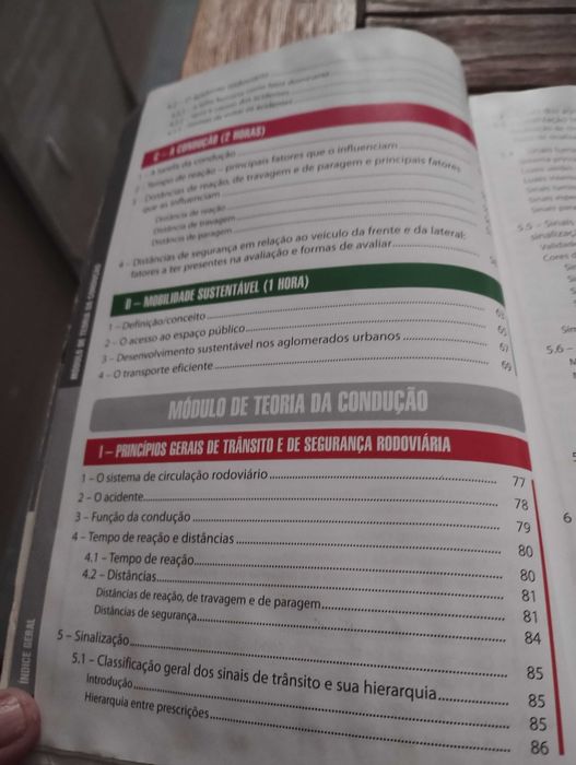 Livro de código da estrada