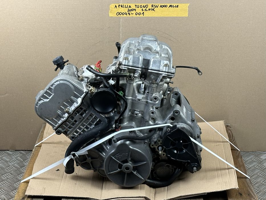 Aprilia TUONO RSV 1000 MILLE 2004 Silnik Motor Kompletny ROTAX V990RP