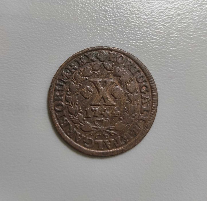 Moeda X Reis 1744