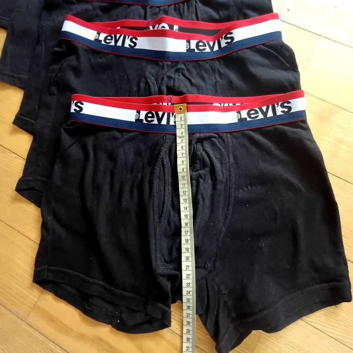 6 par czarnych bokserek Levi's
