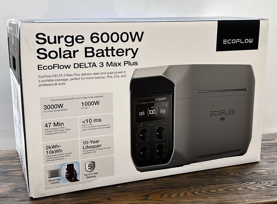 EcoFlow DELTA 3 Max Plus 2048Wh / 3000W Магазин Гарантія
