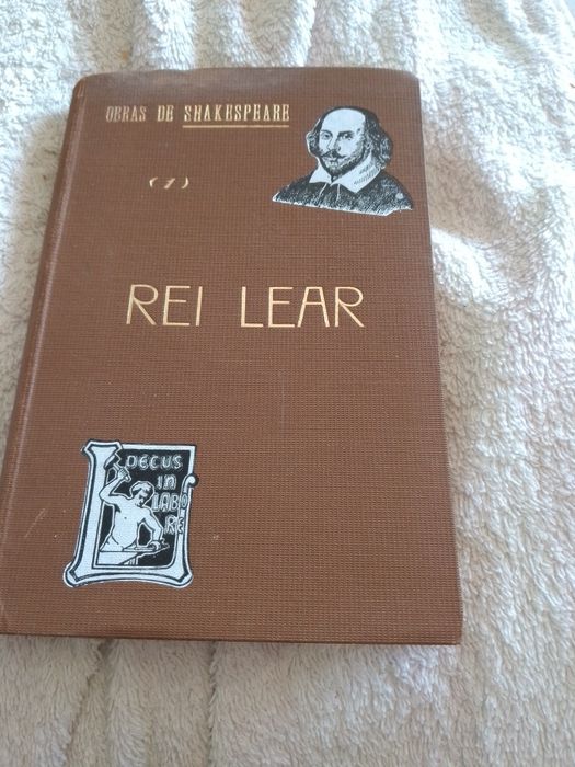 O rei Lear-Shakespeare-1905-Traduçao do .Dr Domingos .Ramos-1 ediçao 13E- Lapis antigo-3E Desde 3E