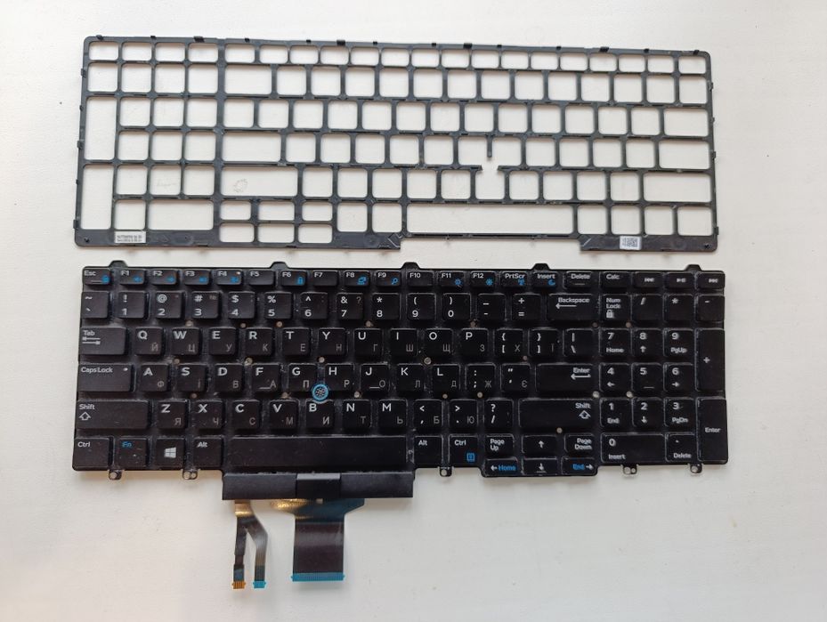 Клавіатура для ноутбуків DELL 7720 7710 Latitude E5550 E5570 Precision 3510  3520 3530 7510 7520