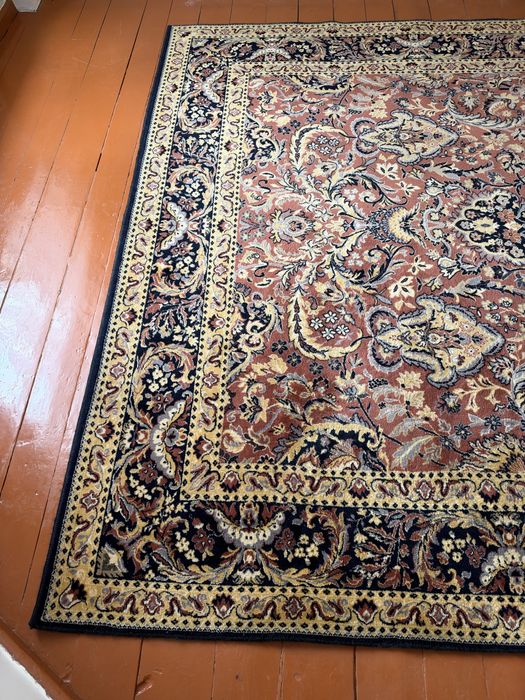Dywan wełniany Dywilan 250 × 350 cm – 100% wełna, vintage