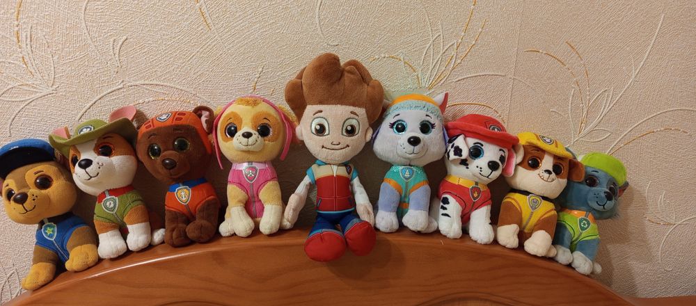 Щенячий патруль Глазастики Оригинал Мягкие игрушки фирма Ty