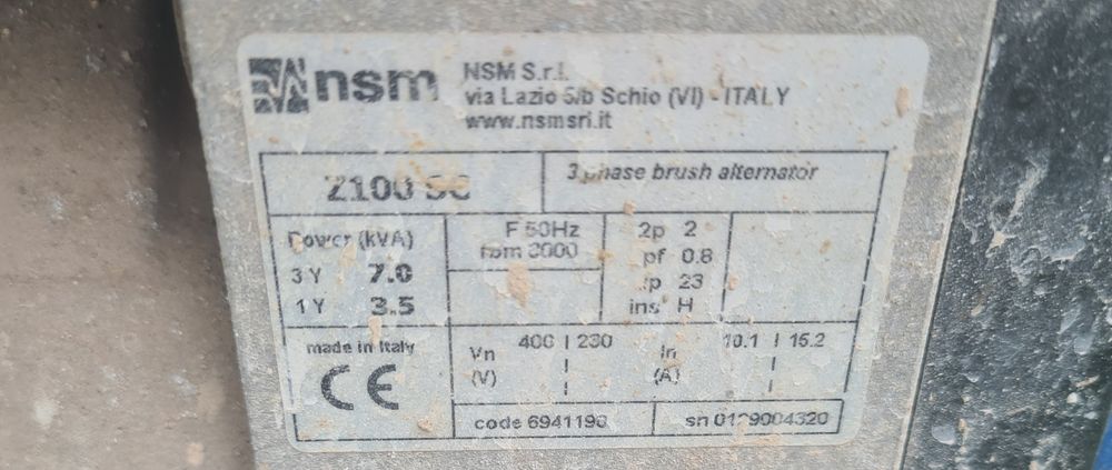 Agregat prądotwórczy Wacker Neuson GV 7003   2019rok