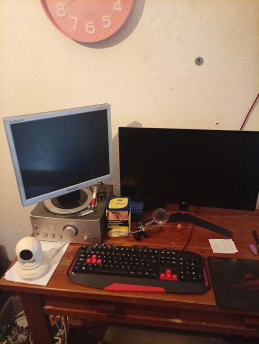 Computador completo chegar e ligar