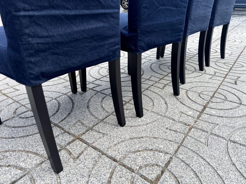 4 cadeiras Henriksdal (IKEA) com capas extra