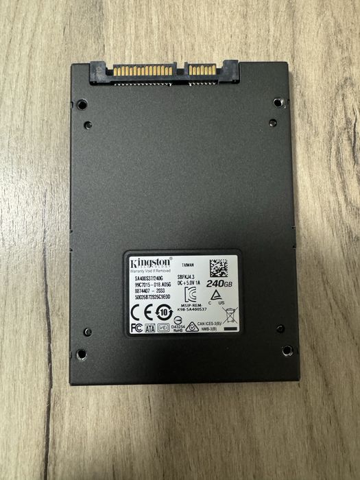 Накопичувать, Kingston SSD 2.5 240gb, 240гб