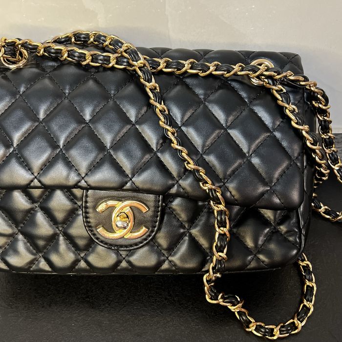 skórzana torebka Chanel