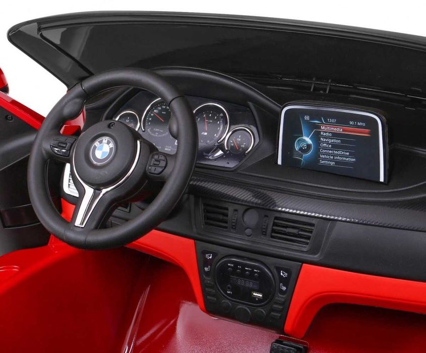 Auto Autko samochód BMW X6M 240W dwuosobowe na akumulator