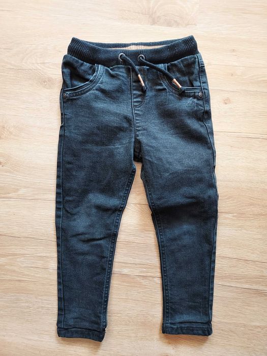 Spodnie zimowe ocieplane George rozm. 98-104 szare