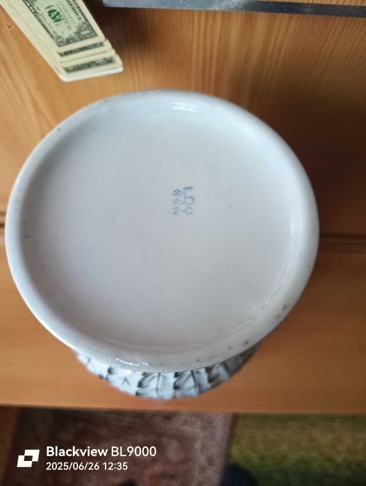 Ваза фарфоровая Победа СССР 1945-1985 Барановский ФЗ Новая