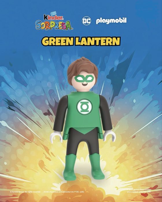 Green Lantern - Kinder Sorpresa - DC Playmobil