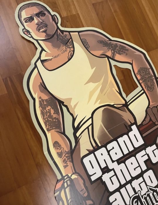 GTA San Andreas stand up display da Rockstar