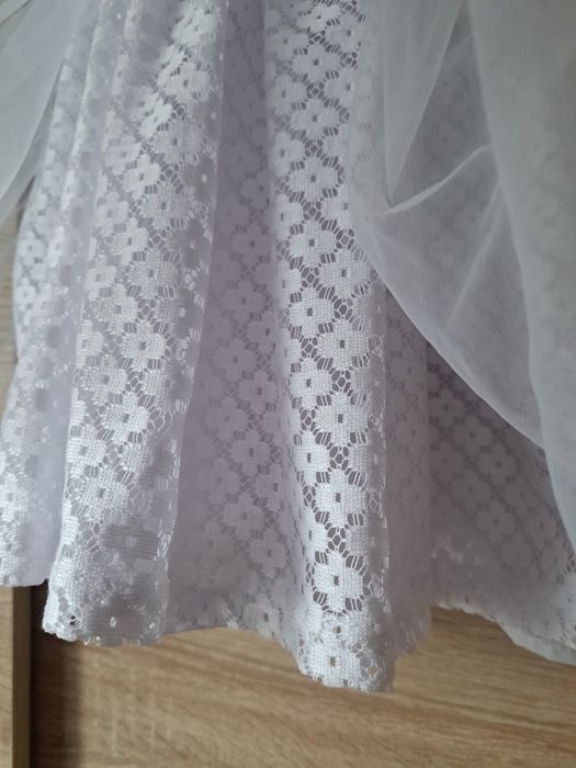 Biała sukienka 86 cm