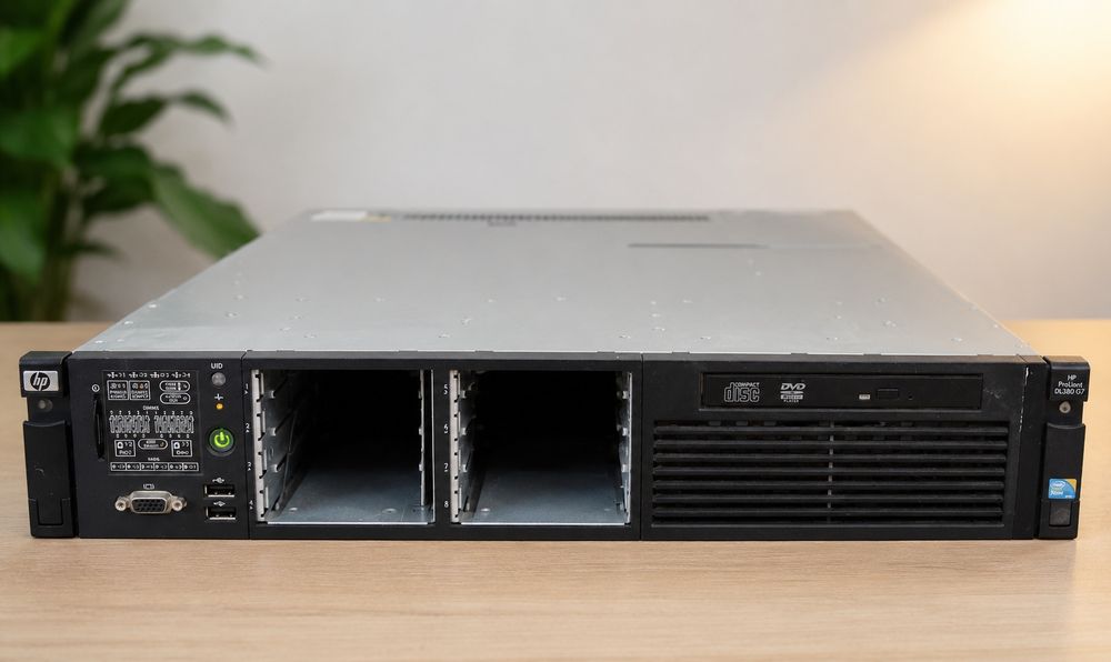 Сервер HP ProLiant DL380 G7 | 2× Xeon E5649 | 132GB ECC RAM | GTX 1050 Ti | Server / NAS / Proxmox