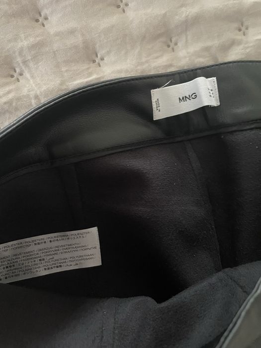 Mango брюкі p38 кожзам  нові