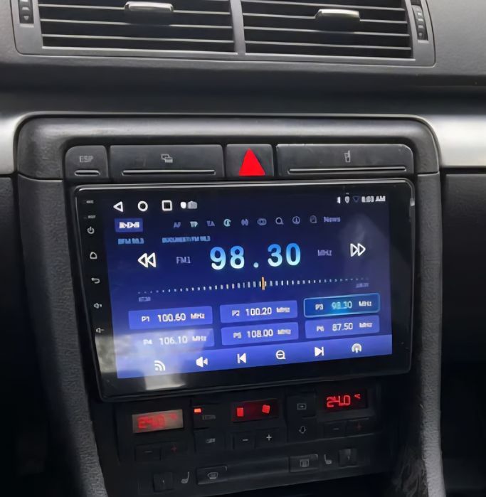 Autoradio android Audi A42GB 32GB Carplay Andriod auto com moldura e fichas específicas novos