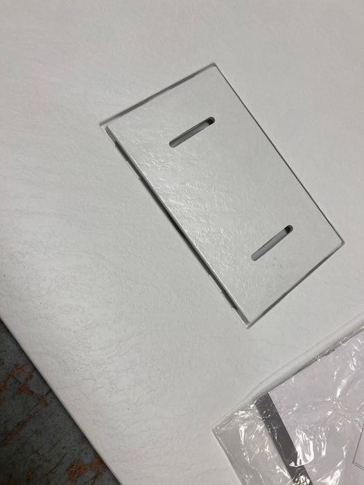 Bandeja de Chuveiro SMC, 2,5 cm de Altura com Efeito de Pedra de Ardósia