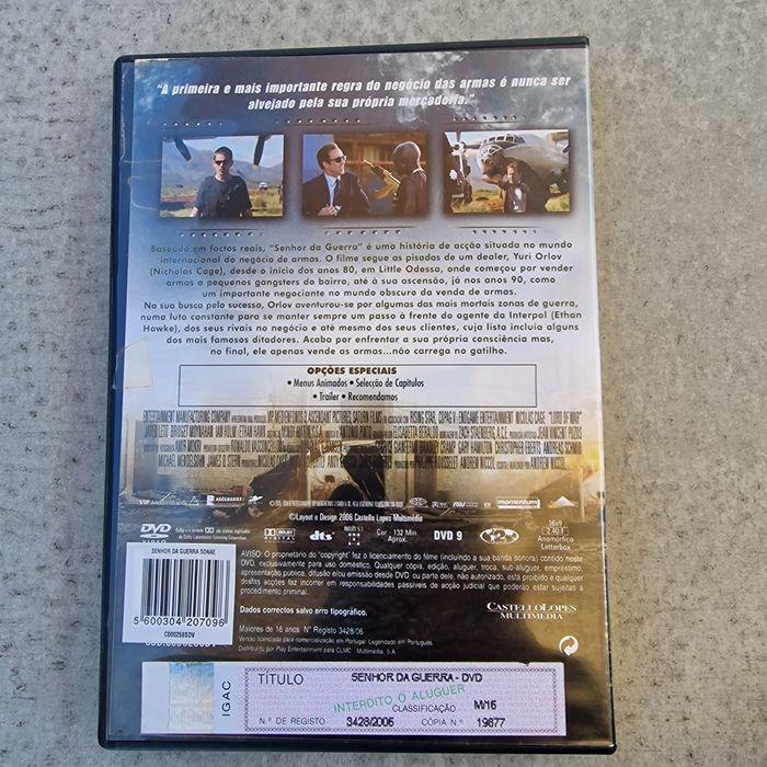 DVD Senhor da Guerra