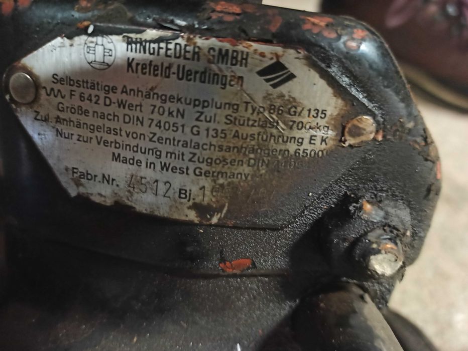 Zaczep automatyczny Rockinger Ringfeder Fi40mm
