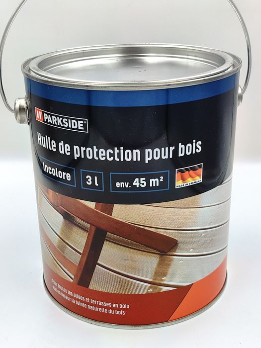 Parkside® olej do pielęgnacji drewna. Bezbarwny