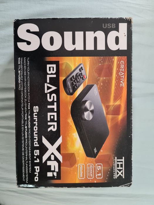 Karta dźwiękowa usb Sound Blaster x-fi 5.1 creative thx