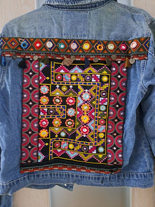 Kurtka jeansowa boho ONLY