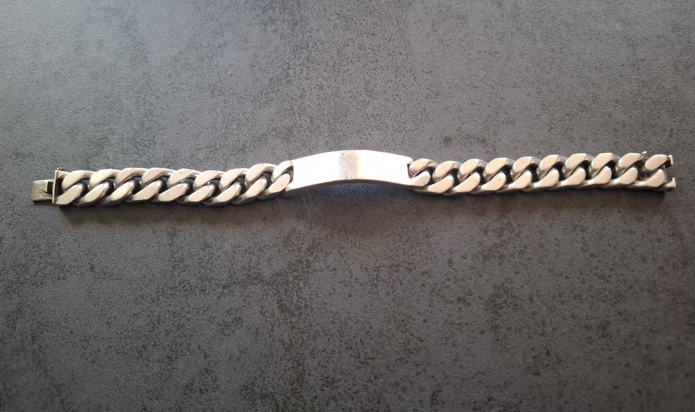 Bransoletka bransoleta męska srebrna 925 87gr pancerka Srebro kieta