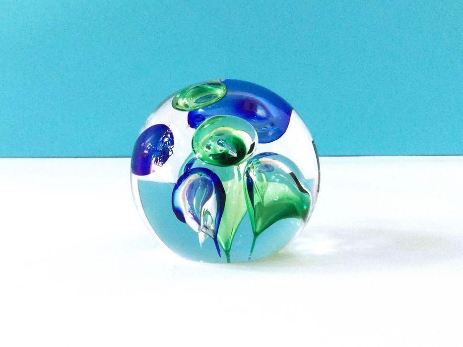 Pisa papéis de Vidro Soprado à Mão, Langham Inglaterra, anos 80