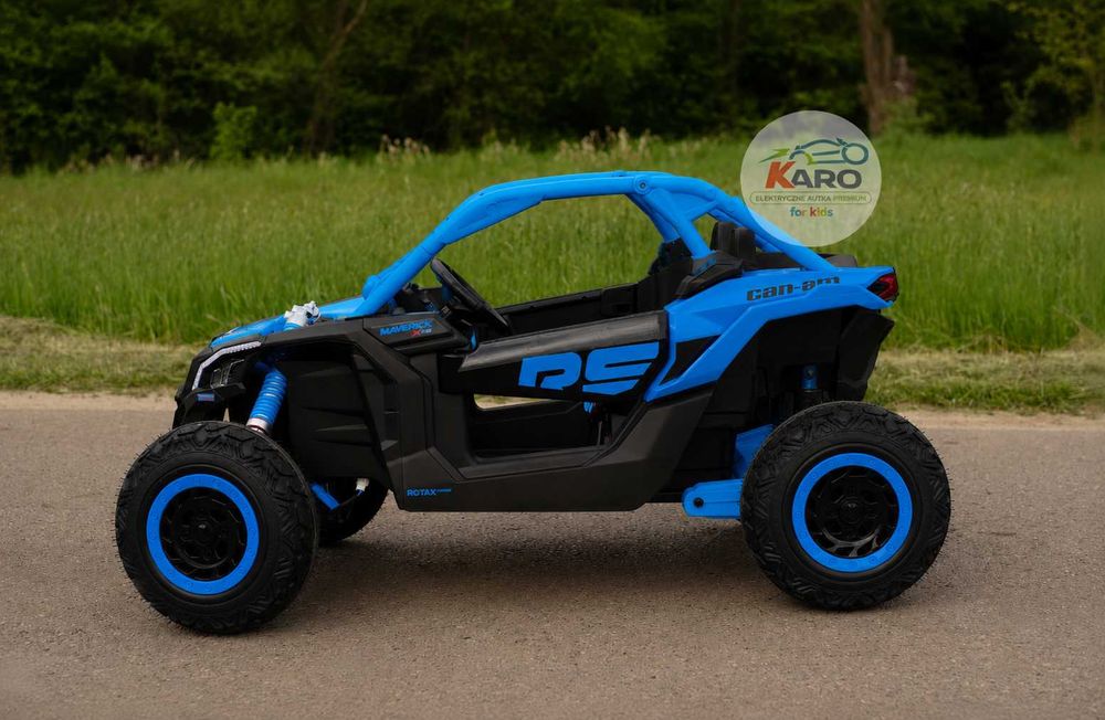 Pojazd na akumulator CAN-AM auto dla Dzieci pompowane Koła EVA 4x4 LED