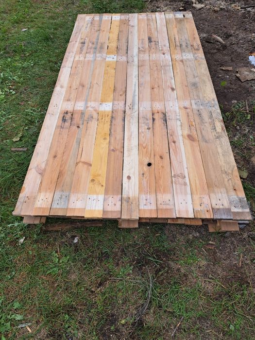 Palety z pełną podłogą gotowe podesty