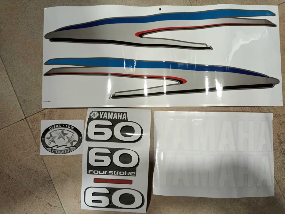 Autocolantes yamaha 60cv
