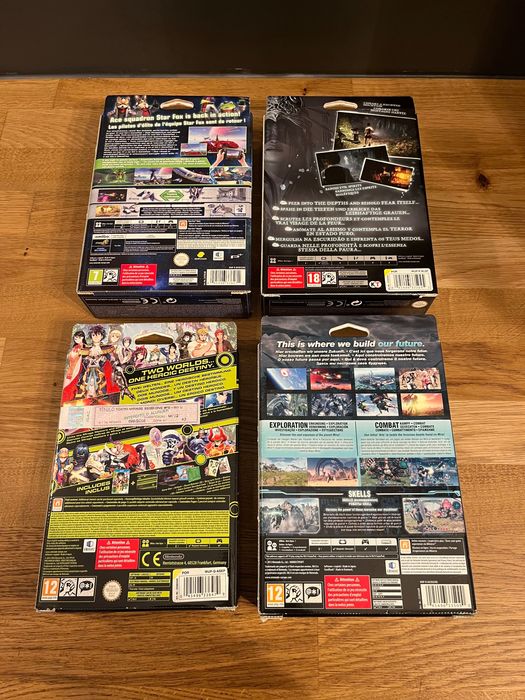 Edições Limitadas Xenoblade Star Fox Tokyo Mirage Project Zero Wii U