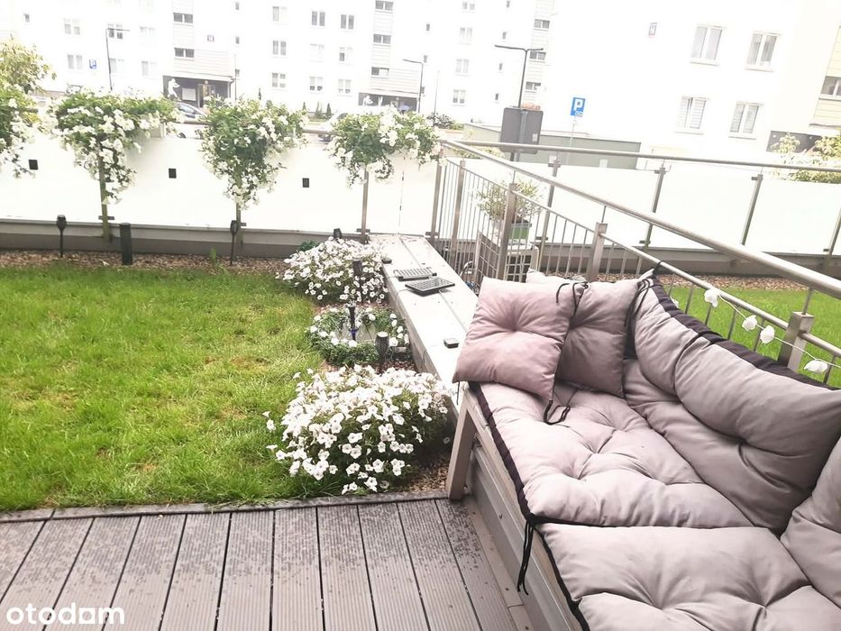 Prestiżowe mieszkanie 2-pokojowe z ogródkiem i tarasem w Białymstoku.