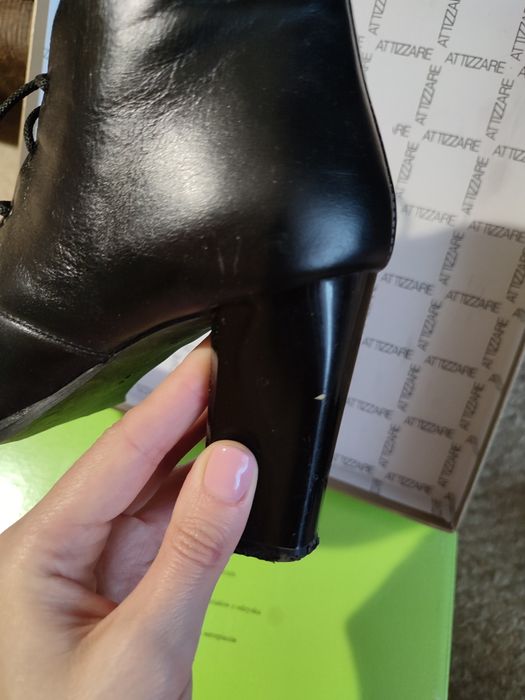 Батильйони ботінки шкіряні 38р.(24,5см)