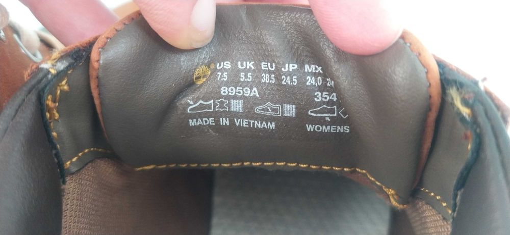 Buty damskie Timberland r. 38.5 z JAK NOWE