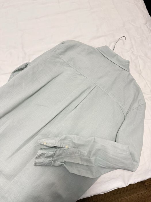 Сорочка zara men колекція 2025 лляна