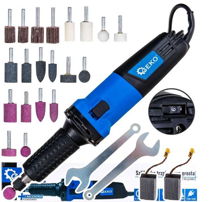 Szlifierka trzpieniowa prosta z regulacją 6mm 700W