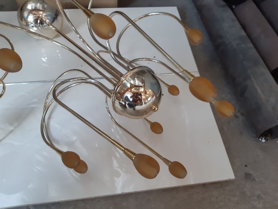 żyrandol + kinkiety