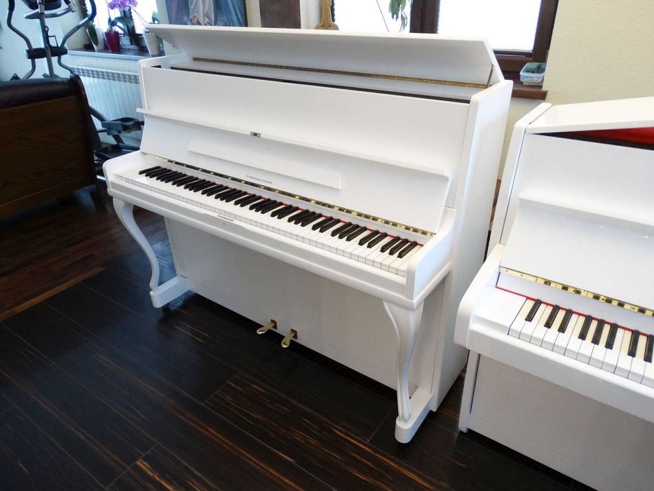 Pianino Nordiska 114 biale  od Piano Design
