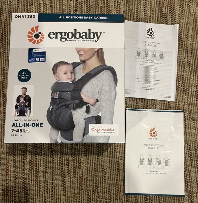 Porta-bebé Ergobaby 360 Cool Air – Novo | Gaia