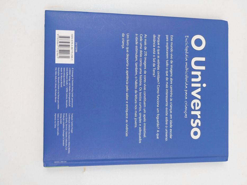 Enciclopedia multicolorida para crianças- Universo