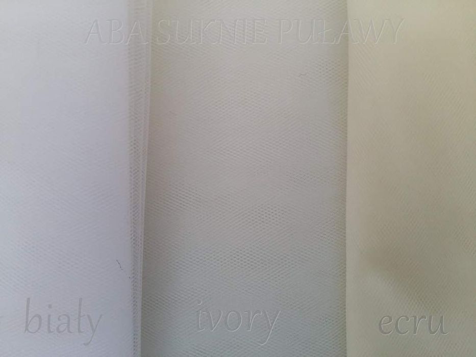 Nowy welon ślubny jedwabny 60/80. Kolory