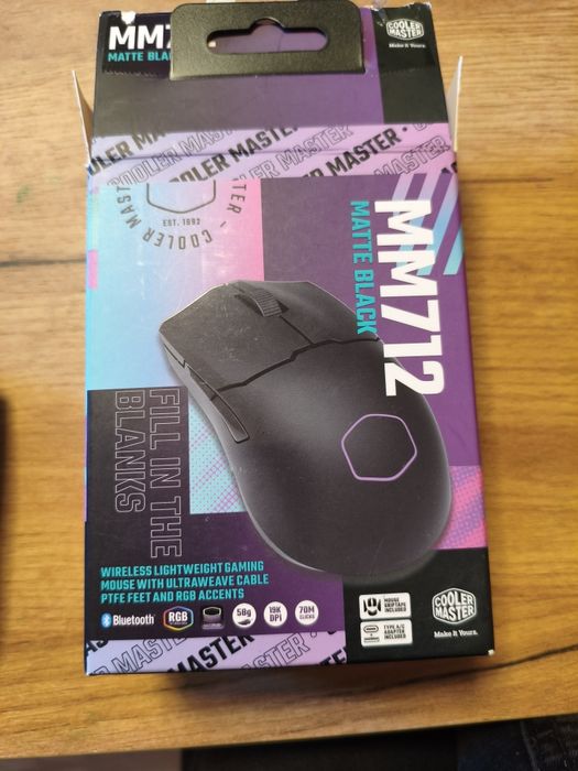 Mysz Cooler Master MM712 | 59g | Bluetooth