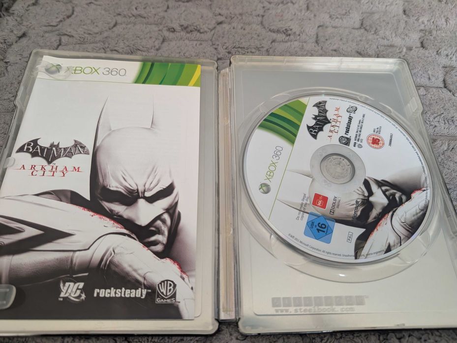 xbox 360 batman arkham city steelbook