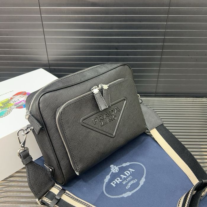 PRADA сумка мужская через плечо барсетка черная оригинал