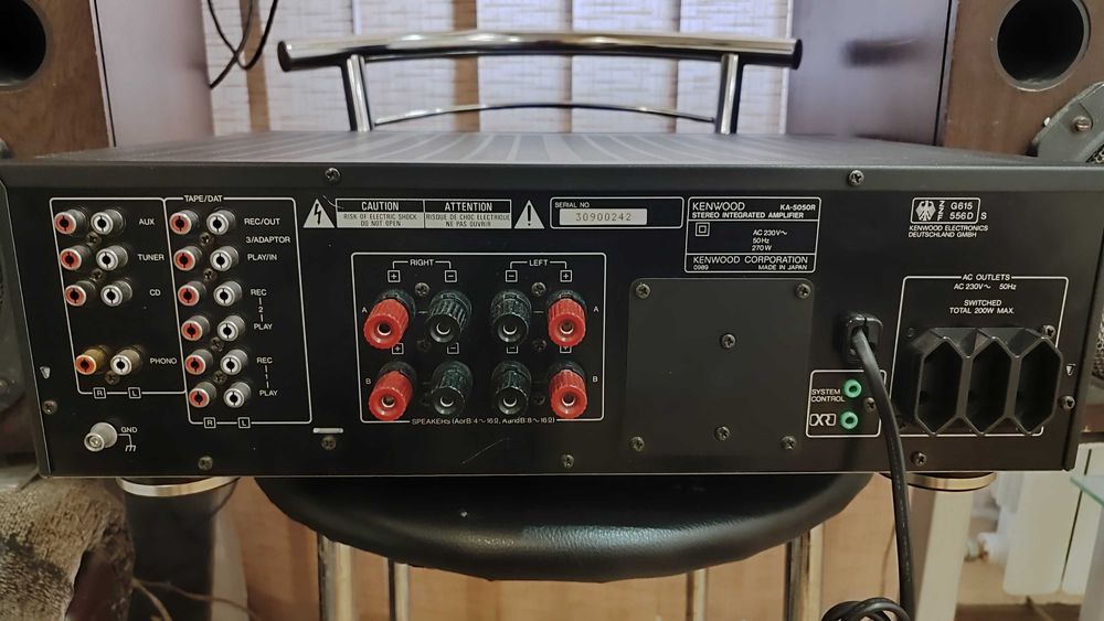 Усилитель Звука Kenwood KA-5050R. MOS FET ! Состояние.Пульт !