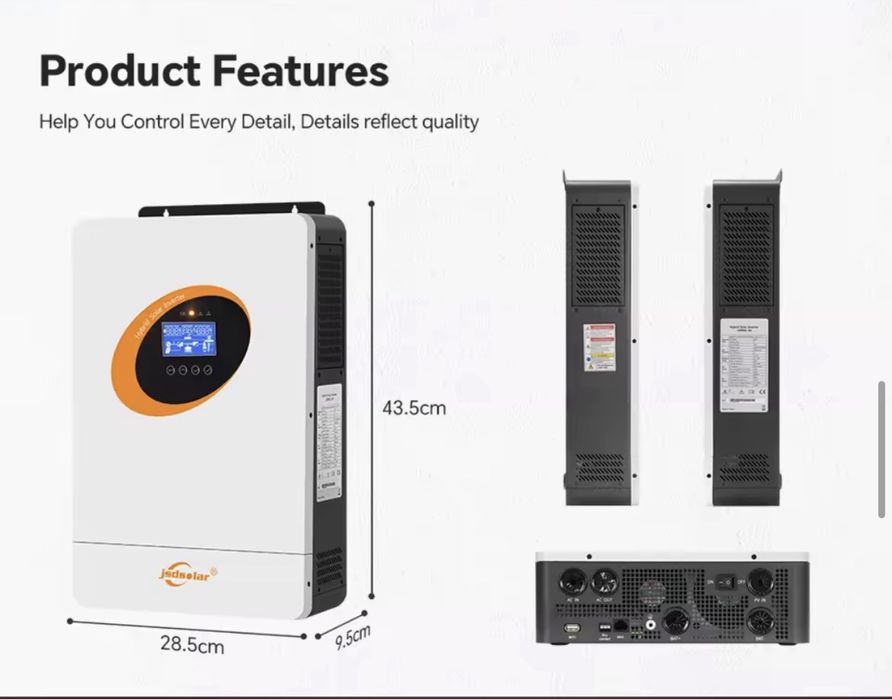 Гібридний інвертор Jsdsolar 4 24v